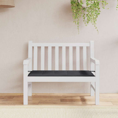 Stella Homewares Garden Bench Cushion Black 100x50x4 cm Oxford Fabric