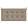 Stella Homewares Garden Bench Cushion Taupe 120x50x4 cm Oxford Fabric