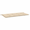 Stella Homewares Garden Bench Cushion Beige 120x50x4 cm Oxford Fabric