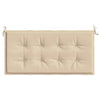 Stella Homewares Garden Bench Cushion Beige 120x50x4 cm Oxford Fabric