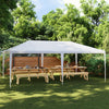 Stella Homewares Party Tent 4x6 m White