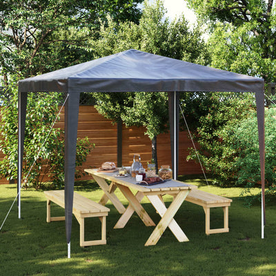 Stella Homewares Professional Party Tent 2.5x2.5 m Anthracite 90 g/m²
