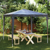 Stella Homewares Professional Party Tent 2.5x2.5 m Anthracite 90 g/m²