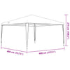 Stella Homewares Professional Party Tent 4x4 m Anthracite 90 g/m²