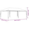 Stella Homewares Professional Party Tent 4x6 m Anthracite 90 g/m²