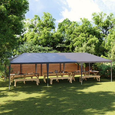 Stella Homewares Professional Party Tent 4x9 m Anthracite 90 g/m²
