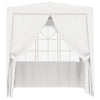 Stella Homewares Professional Party Tent with Side Walls 2x2 m White 90 g/m²