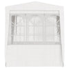 Stella Homewares Professional Party Tent with Side Walls 2x2 m White 90 g/m²