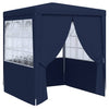 Stella Homewares Professional Party Tent with Side Walls 2x2 m Blue 90 g/m²