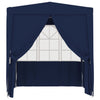 Stella Homewares Professional Party Tent with Side Walls 2x2 m Blue 90 g/m²