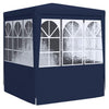 Stella Homewares Professional Party Tent with Side Walls 2x2 m Blue 90 g/m²