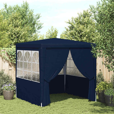 Stella Homewares Professional Party Tent with Side Walls 2x2 m Blue 90 g/m²
