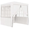 Stella Homewares Professional Party Tent with Side Walls 2.5x2.5 m White 90 g/m²
