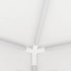 Stella Homewares Professional Party Tent with Side Walls 2.5x2.5 m White 90 g/m²