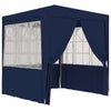 Stella Homewares Professional Party Tent with Side Walls 2.5x2.5 m Blue 90 g/m²