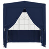 Stella Homewares Professional Party Tent with Side Walls 2.5x2.5 m Blue 90 g/m²