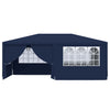 Stella Homewares Professional Party Tent with Side Walls 4x6 m Blue 90 g/m²