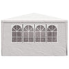 Stella Homewares Professional Party Tent with Side Walls 4x9 m White 90 g/m²
