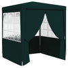Stella Homewares Professional Party Tent with Side Walls 2.5x2.5 m Green 90 g/m²