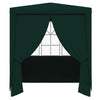 Stella Homewares Professional Party Tent with Side Walls 2.5x2.5 m Green 90 g/m²