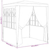 Stella Homewares Professional Party Tent with Side Walls 2.5x2.5 m Green 90 g/m²
