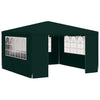Stella Homewares Professional Party Tent with Side Walls 4x4 m Green 90 g/m²