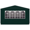 Stella Homewares Professional Party Tent with Side Walls 4x4 m Green 90 g/m²