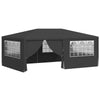 Stella Homewares Professional Party Tent with Side Walls 4x6 m Anthracite 90 g/m²