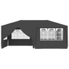 Stella Homewares Professional Party Tent with Side Walls 4x6 m Anthracite 90 g/m²