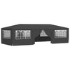 Stella Homewares Professional Party Tent with Side Walls 4x9 m Anthracite 90 g/m²