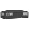 Stella Homewares Professional Party Tent with Side Walls 4x9 m Anthracite 90 g/m²