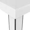 Stella Homewares Gazebo with Double Roof 3x3 m White