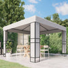 Stella Homewares Gazebo with Double Roof 3x3 m White
