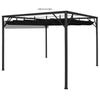 Stella Homewares Garden Gazebo with Retractable Roof Canopy 3x3 m Anthracite