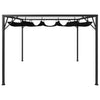 Stella Homewares Garden Gazebo with Retractable Roof Canopy 3x3 m Anthracite