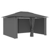 Stella Homewares Garden Marquee with Curtains 4x3 m Anthracite
