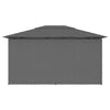 Stella Homewares Garden Marquee with Curtains 4x3 m Anthracite