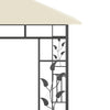 Stella Homewares Gazebo with Mosquito Net 3x3x2.73 m Cream 180 g/m²