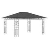 Stella Homewares Gazebo with Mosquito Net 4x3x2.73 m Anthracite 180 g/m²