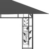 Stella Homewares Gazebo with Mosquito Net 4x3x2.73 m Anthracite 180 g/m²