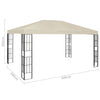 Stella Homewares Gazebo 3x4 m Cream
