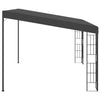 Stella Homewares Wall-mounted Gazebo 3x4 m Anthracite Fabric