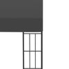 Stella Homewares Wall-mounted Gazebo 3x4 m Anthracite Fabric