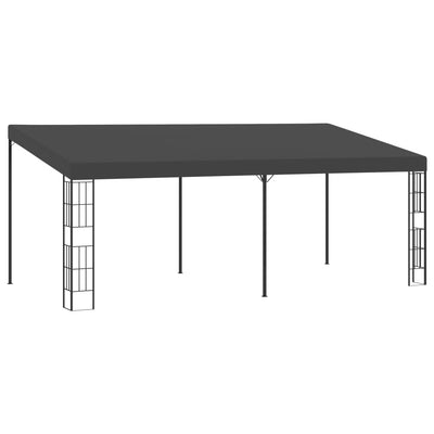Stella Homewares Wall-mounted Gazebo 3x6 m Anthracite Fabric