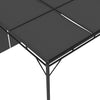 Stella Homewares Garden Gazebo with Side Curtain 4x3x2.25 m Anthracite