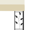 Stella Homewares Wall-mounted Gazebo 4x3x2.5 m Cream