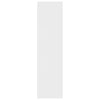 Stella Homewares Book Cabinet/Room Divider White 155x24x160 cm Engineered Wood