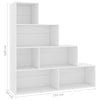 Stella Homewares Book Cabinet/Room Divider White 155x24x160 cm Engineered Wood