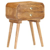 Stella Homewares Bedside Cabinet 43x30x58 cm Solid Mango Wood