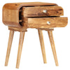 Stella Homewares Bedside Cabinet 43x30x58 cm Solid Mango Wood